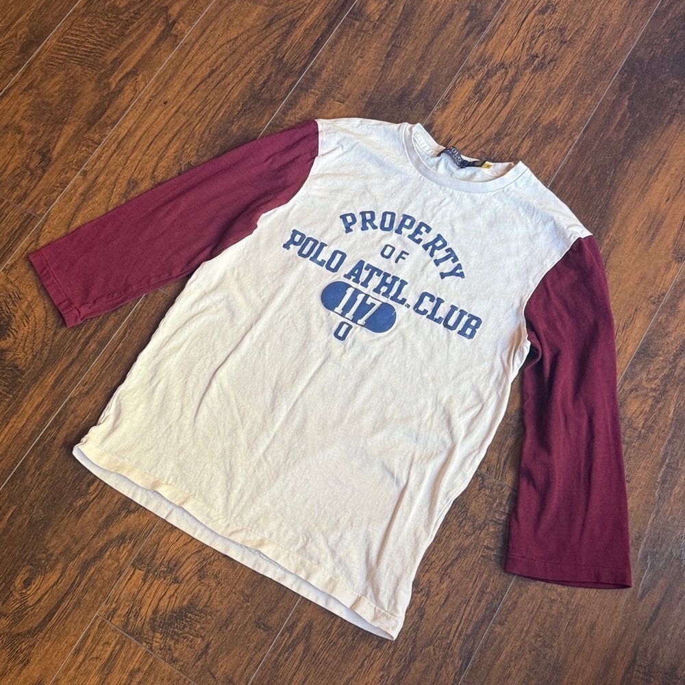 POLO Ralph Lauren Men’s or teens small 3/4 sleeve shirt (I9) - Picture 4 of 5